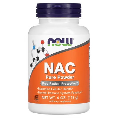 NAC Puro en polvo 113gr (4 oz) de Now Foods NOW Foods NOW-00186 Complementos Alimenticios (Suplementos nutricionales) salud.bio