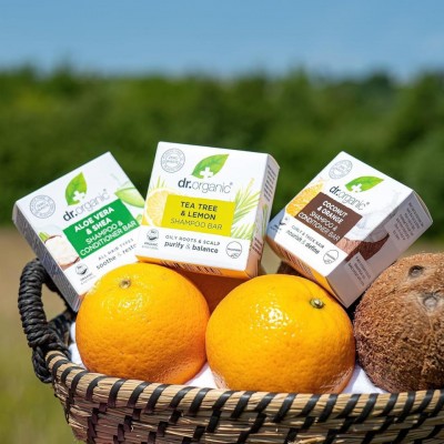 Champú Sólido Arbol del Te y limon 75 g de Dr.Organic Doctor Organic DRO-84794 Jabones y Geles Naturales salud.bio