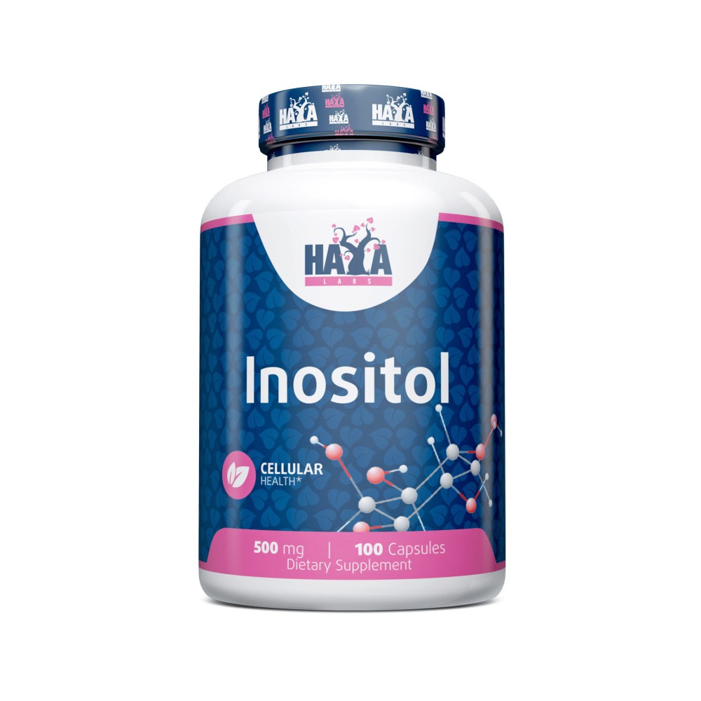 Inositol 500 mg. 100 Caps. de Haya Haya Labs LLC 21777 Vitamina B salud.bio