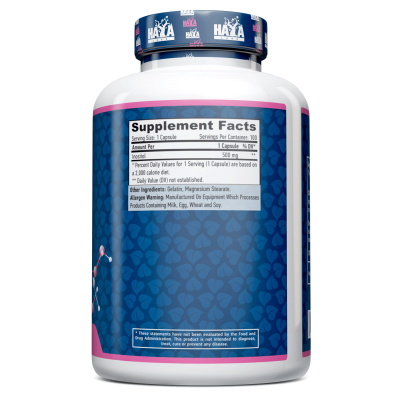 Inositol 500 mg. 100 Caps. de Haya Haya Labs LLC 21777 Vitamina B salud.bio