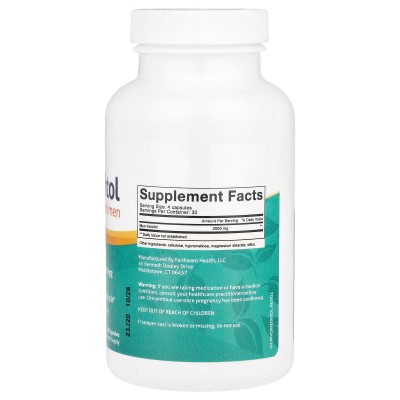 Mioinositol, 120 cápsulas de Fairhaven Health Fairhaven Health FHH-00075 Vitamina B salud.bio