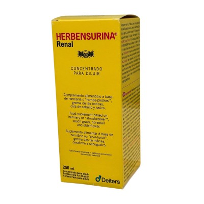 Herbensurina RENAL Concentrado 250ml de Deiters DEITERS DEI-00163 Bienestar urinario. Ayuda en el bienestar urinario. salud.bio