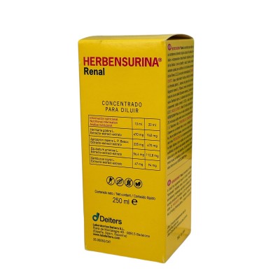 Herbensurina RENAL Concentrado 250ml de Deiters DEITERS DEI-00163 Bienestar urinario. Ayuda en el bienestar urinario. salud.bio