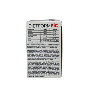 DIETFORMPIC 30 cápsulas de Dietmed Dietmed DIE-10928 Control de Peso salud.bio