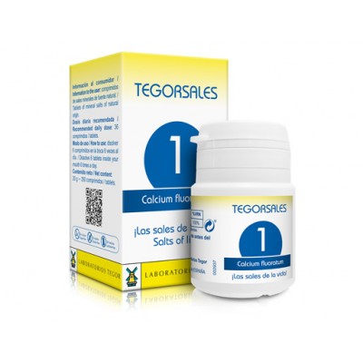 Tegorsal Nº 1 “Calcium fluoratum” de Laboratorios Tegor Tegor TEG-00263 Minerales salud.bio