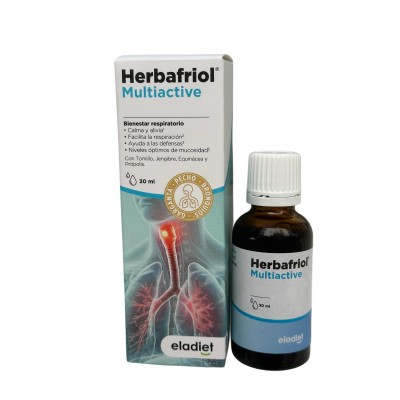 Herbafriol Multiactive en gotas 30ml de eladiet ELADIET Elaborados Dieteticos, s.a. ELA-21817 Acción benéfica garganta y pech...