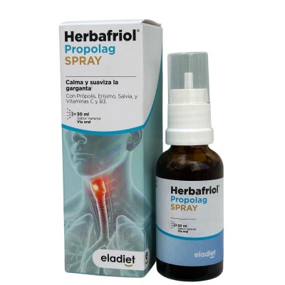 Herbafriol Propolag Spray 30ml de eladiet ELADIET Elaborados Dieteticos, s.a. ELA-21819 Acción benéfica garganta y pecho salu...