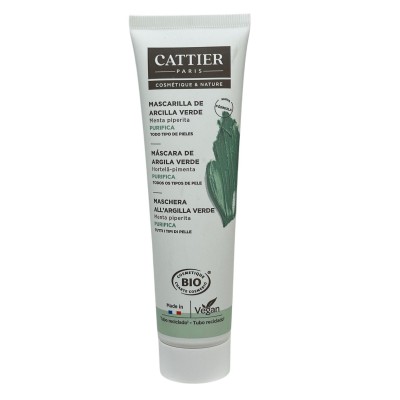 CATTIER Mascarilla Arcilla Verde (Piel grasa) 100ml Cattier CAT011 Cosmética Natural salud.bio