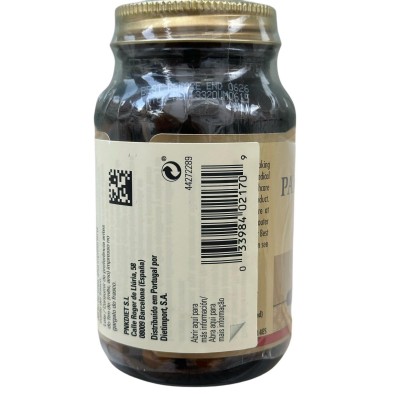 Ácido Pantoténico (Vitamina B5) 550mg de 50 ó 100 Cápsulas Vegetales de Solgar Solgar  Vitamina B salud.bio
