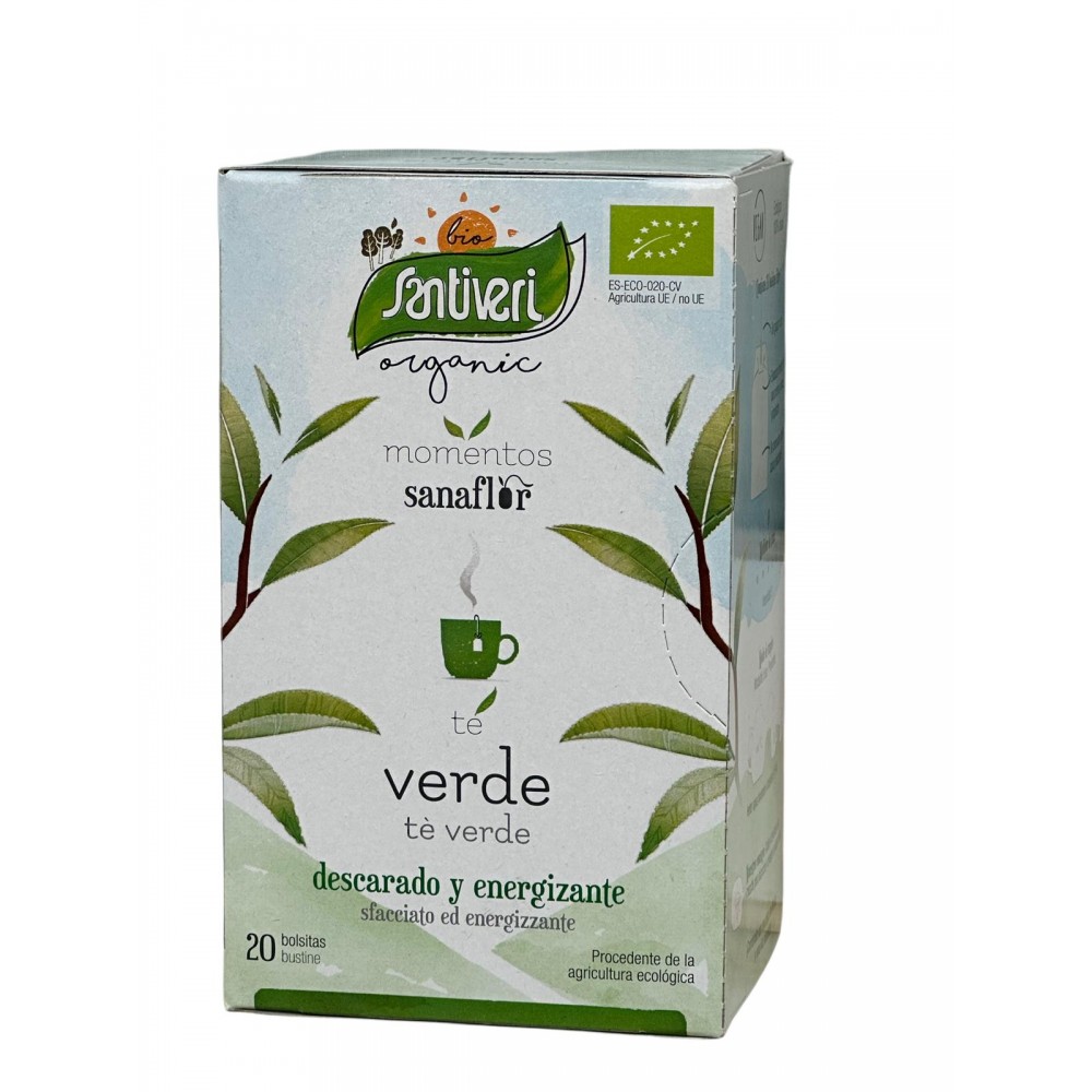 Sanaflor infusión Te Verde 20 bolsitas de Santiveri Santiveri  SAN-03688 Infusiones salud.bio