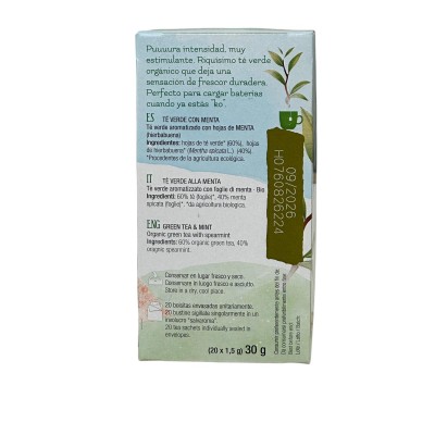 Sanaflor infusión Te Verde 20 bolsitas de Santiveri Santiveri  SAN-03688 Infusiones salud.bio