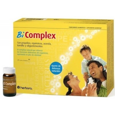 Bi-Complex 20 viales de Herbora Herbora 501001 Defensas y energía salud.bio