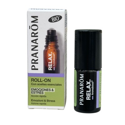 Roll-on relax BIO Aceites esenciales EMOCIONES Y ESTRÉS de Pranarôm Pranarom PRA-55807 Cosmética Natural salud.bio