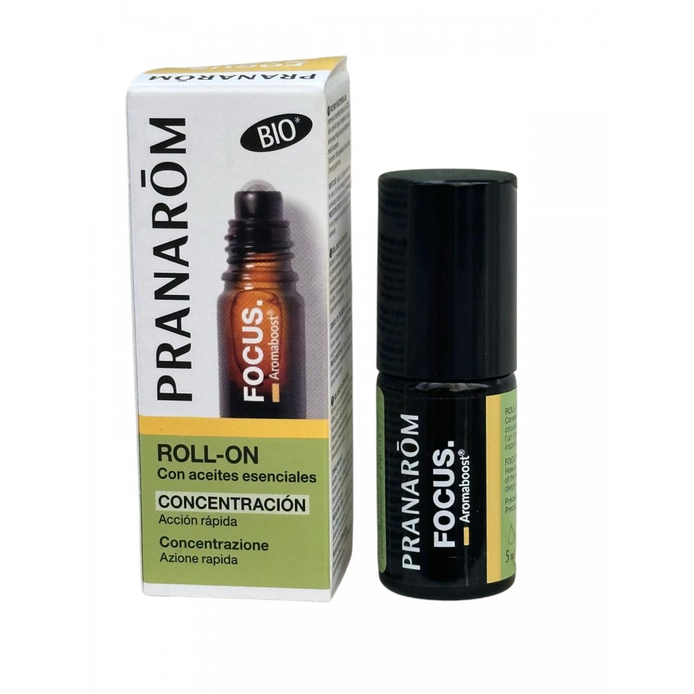 Roll-on focus BIO Aceites esenciales CONCENTRACIÓN de Pranarôm Pranarom PRA-55810 Ayuda Funcion Celebral salud.bio