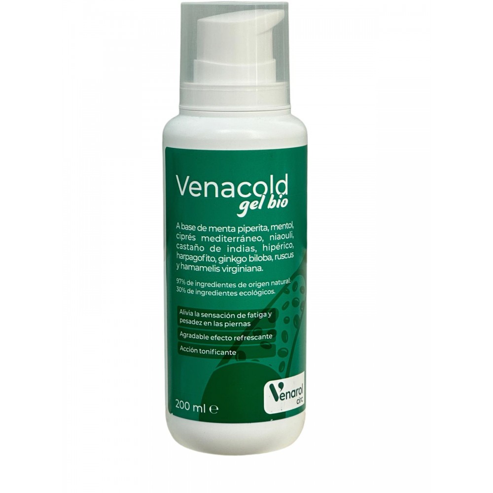 VENACOLD GEL BIO 200ml Piernas cansadas de Herbora Herbora HER-H21203 Sistema circulatorio salud.bio