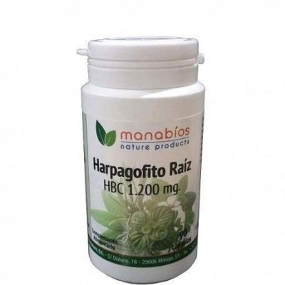 Harpagofito 1.200 mg de Manabios Manabios 111540 Suplementos Naturales acción Analgesica, Antiinflamatoria, malestar, dolor s...
