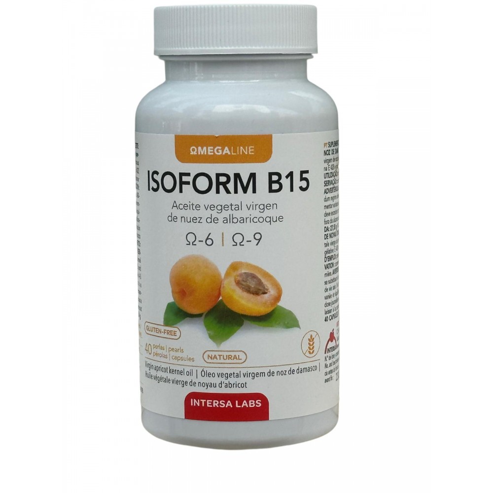 Isoform Vitamina B15 (Ácido pangámico) nuez albaricoque de Intersa INTERSA FOR-0018 Vitamina B salud.bio