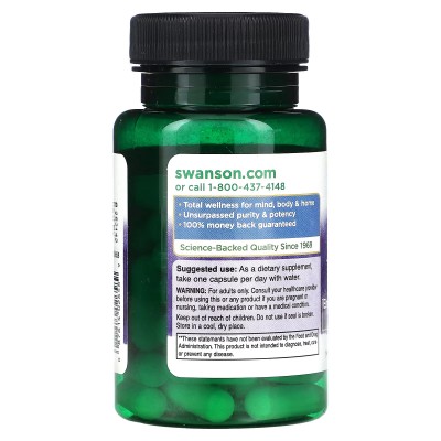 Orotato de potasio, 60 cápsulas de Swanson Swanson SWV-02658 Suplementos Minerales  salud.bio