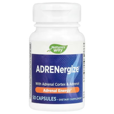 ADRENergize, energía suprarrenal, 50 cápsulas de Nature's Way Nature`s Way EMT-04085 Cansancio, fatiga, astenia primaveral sa...