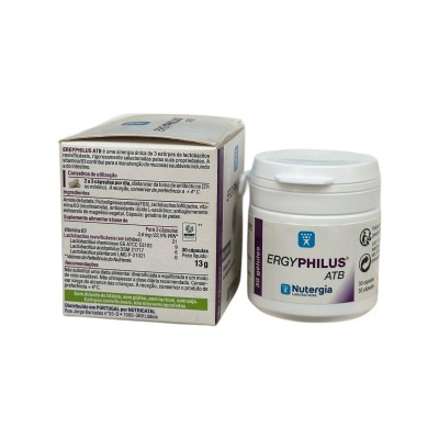 ERGYPHILUS ATB Probióticos 3 cepas Microbiota de Nutergia Nutergia ERGYPHILUS ATB 30 Ayudas aparato Digestivo salud.bio