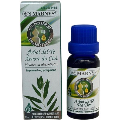 Aceite Esencial de Árbol del Té 15ml de MARNYS Marnys AA026 Aceites esenciales uso interno salud.bio