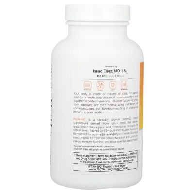 PectaSol-C, Pectina cítrica modificada, 90 cápsulas vegetales de Econugenics Econugenics ECN-00014 Sistema inmunitario salud.bio