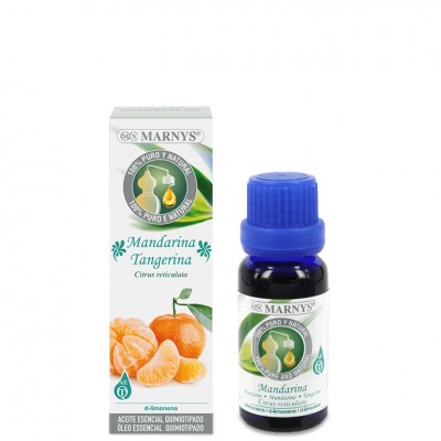 Aceite Esencial de Mandarina 15 ml de MARNYS Marnys AA015 Aceites esenciales uso interno salud.bio