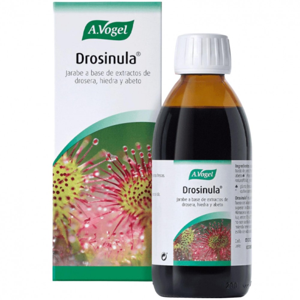 Drosinula® jarabe de drosera, hiedra y yemas de abeto de A.Vogel A.Vogel AVO-1124 Acción benéfica garganta y pecho salud.bio