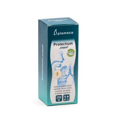 Protectium Propol 250ml Jarabe de Plameca Plameca PLA-456400 Acción benéfica garganta y pecho salud.bio