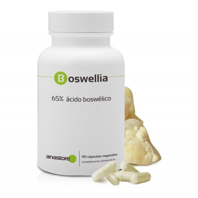 Boswellia 90 Cápsulas de Anastore Bio Anastore BS90 Suplementos Naturales acción Analgesica, Antiinflamatoria, malestar, dolo...