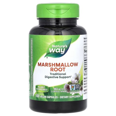 Raíz de malvavisco, 960 mg, 100 cápsulas veganas de Nature's Way Nature`s Way NWY-14800 Sistema inmunitario salud.bio