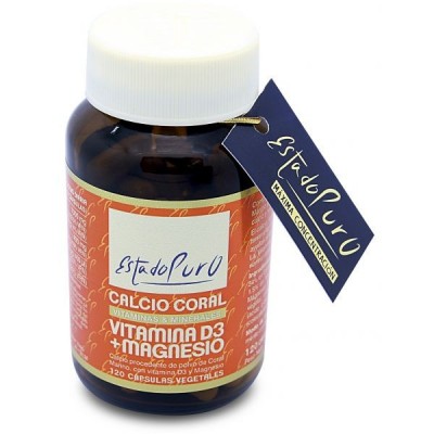 Calcio Coralino con Vitaminas D3 y Magnesio de Estado Puro Tongil  Suplementos Minerales  salud.bio