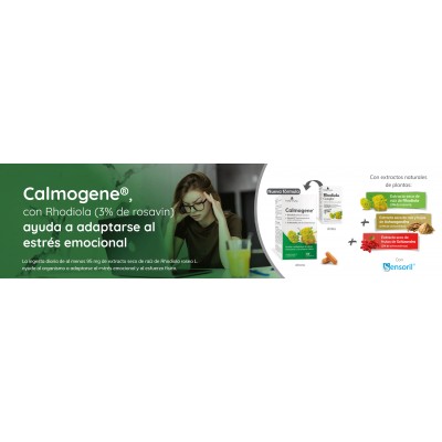 Calmogene® ó Rhodiola Complex® (Rhodiola rosea, Ashwaganda, Schizandra) 60 Cápsulas de Natysal Natysal  Estados emocionales, ...
