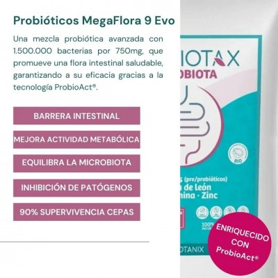 Probiotax Microbiota Coco de 150gr 30 dosis de WeBotanix WEBOTANIX WEB-22345 Ayudas aparato Digestivo salud.bio