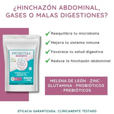 Probiotax Microbiota Coco de 150gr 30 dosis de WeBotanix WEBOTANIX WEB-22345 Ayudas aparato Digestivo salud.bio