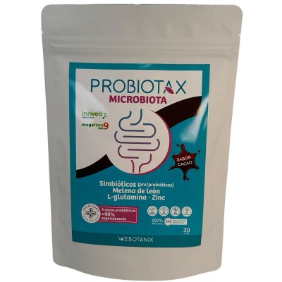 Probiotax Microbiota Cacao de 150gr 30 dosis de WeBotanix WEBOTANIX WEB-22348 Ayudas aparato Digestivo salud.bio