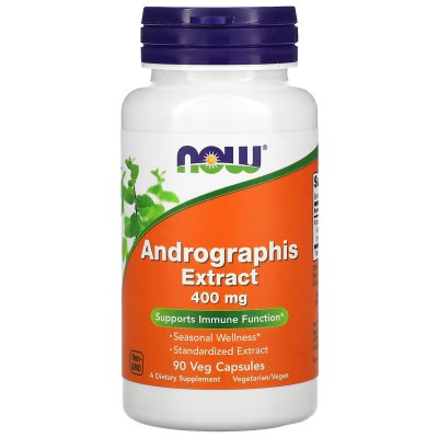 Extracto de Andrographis, 400 mg, 90 cápsulas vegetales de NOW Foods NOW Foods NOW-04591 Plantas Medicinales salud.bio
