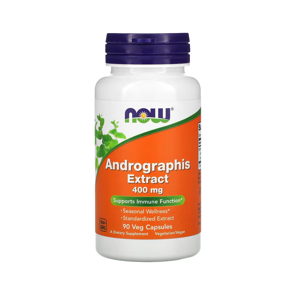 Extracto de Andrographis, 400 mg, 90 cápsulas vegetales de NOW Foods NOW Foods NOW-04591 Plantas Medicinales salud.bio