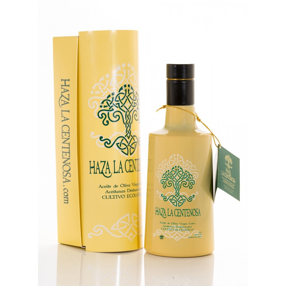 AOVE Aceite Oliva Virgen Extra BIO Picual deshuesadas 500ml Haza la Centenosa ECO 05 Aceites para cocinar, condimentar o aliñ...