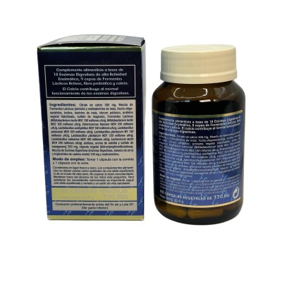 Maxi Enzimas con Probióticos 40 cápsulas de Estado Puro de Tongil Tongil M34 Ayudas aparato Digestivo salud.bio