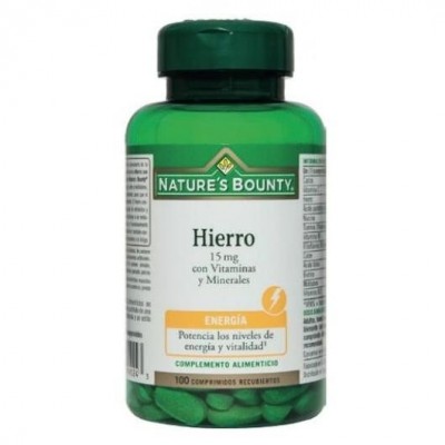 B-Hiero 15mg con Vitaminas y Minerales Nature´s Bounty NATURE´S BOUNTY 03634 Inicio salud.bio