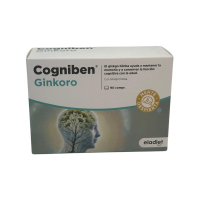 Ginkoro (Ginkgo Biloba) 90 comprimidos de Eladiet Eladiet PA.FE.GIN Memoria salud.bio