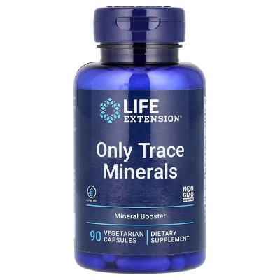 Solo oligoelementos (Only Trace Minerals) 90 cápsulas vegetales de Life Extension Life Extension LEX-13289 Oligoelementos sal...