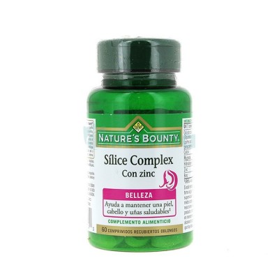 Sílice complex con Zinc Nature's Bounty, 60 comprimidos NATURE´S BOUNTY 03609 Vitaminas y Minerales salud.bio