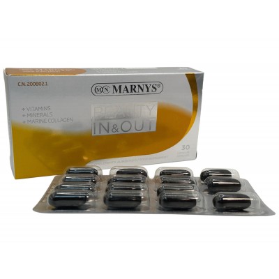 Beauty In & Out 30 Cápsulas de Marnys Marnys MN449 Nutricosmética salud.bio