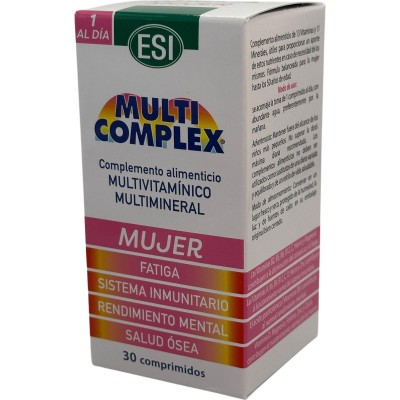 Multicomplex MUJER (Vitaminas y Minerales) 30 comprimidos de ESI ESI ESI-13527 Vitaminas y Multinutrientes salud.bio