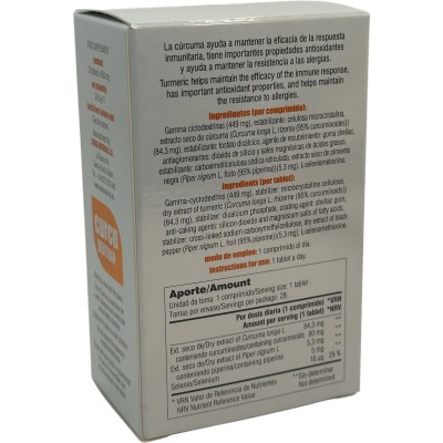 vit&min 44 Curcudextrin 28Comprimidos 950mg de Soria Natural SORIA NATURAL SOR-59544 Suplementos Naturales acción Analgesica,...