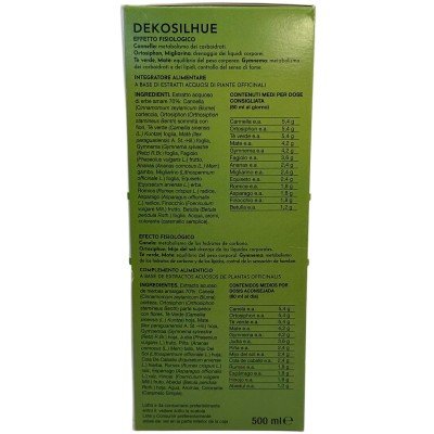 Dekosilhue (500ml) de la Decottopia de Gianluca Mech GIANLUCA MECH IFI21DA3300 Control de Peso salud.bio