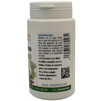Glucomanano 750 mg 90 cápsulas de Manabios Manabios 111559 Saciantes salud.bio