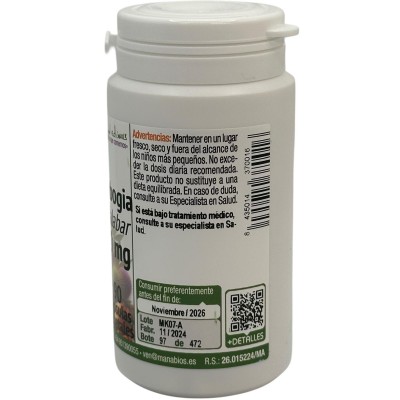 Garcinia Cambogia HBC 1.250mg 90cápsulas vegetales de Manabios Manabios MAN-37001 Ayuda Glucemia y Diabetes salud.bio